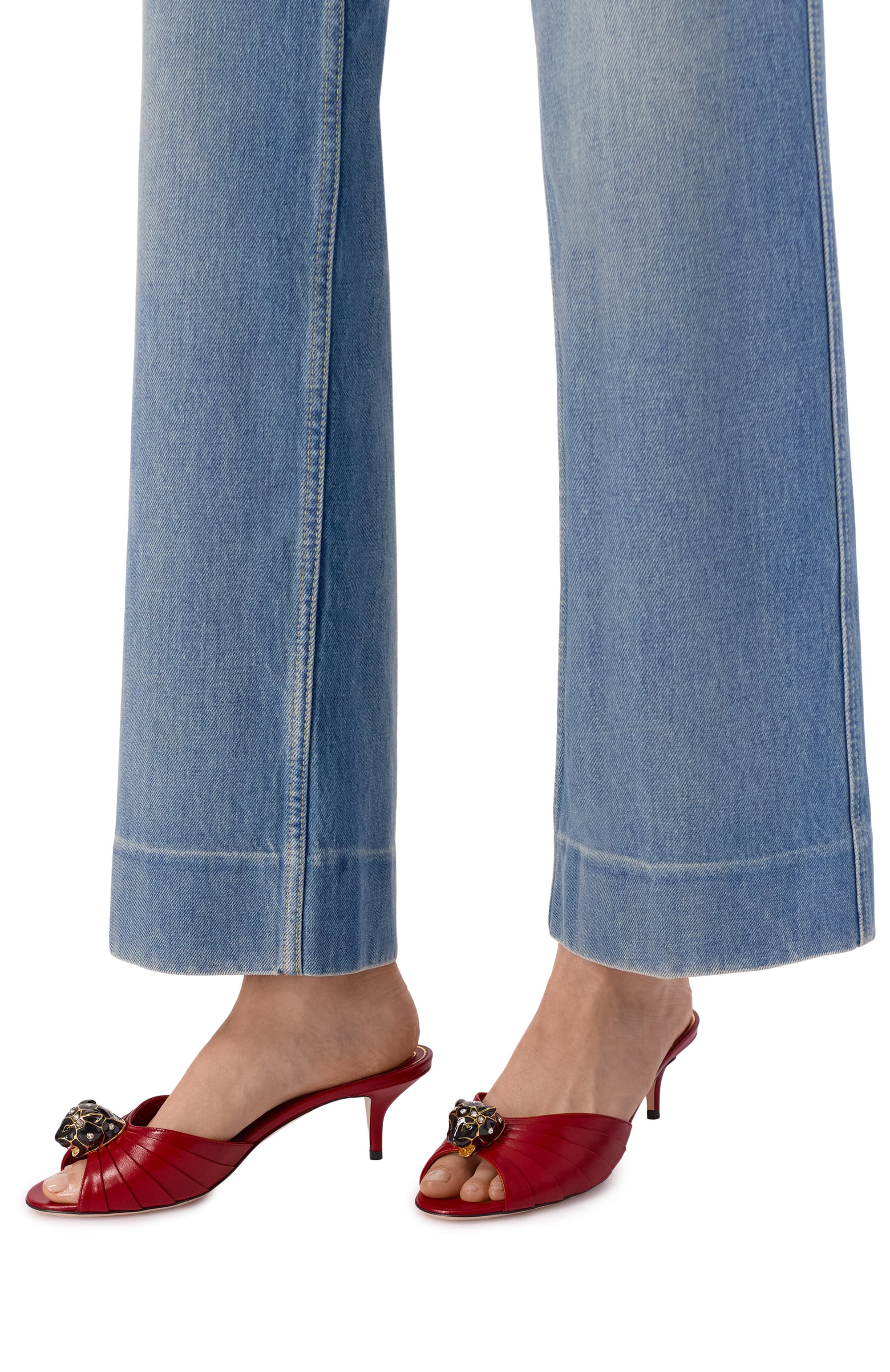 Кожаные мюли panthea 55 VALENTINO, арт. 8W2S0NG4/LIR, фото 2