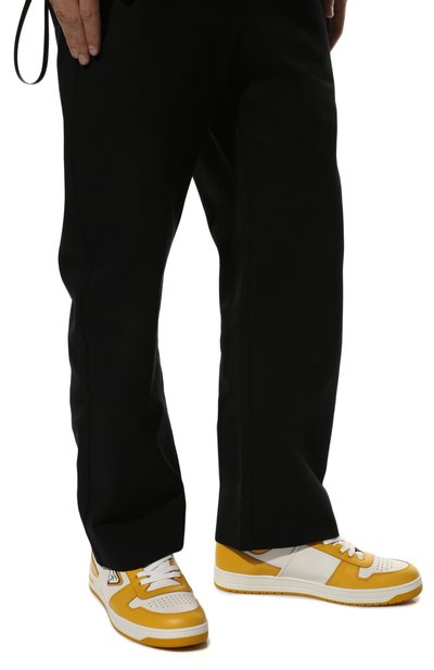 Кожаные кеды PRADA, арт. 2EE364-3LKG-F0A7U, фото 3