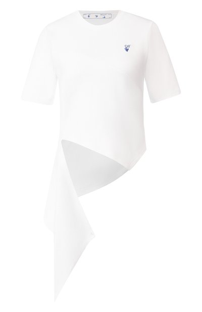 Женская хлопковая футболка OFF-WHITE, арт. 0WAA077S20JER0010145