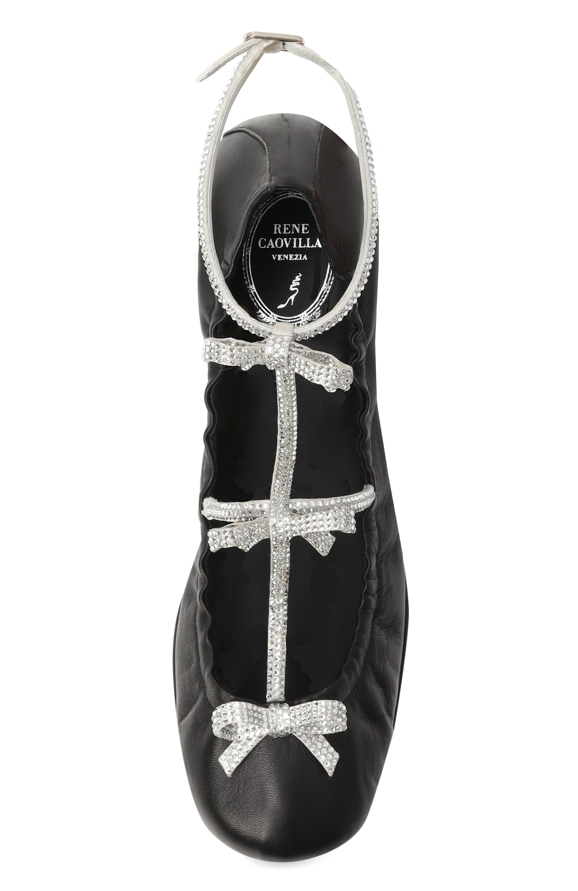 Кожаные балетки caterina RENE CAOVILLA, арт. C12074-010/NA01, фото 6