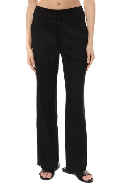 Брюки изо льна и вискозы LORENA ANTONIAZZI, арт. P2447PA81A/3347, фото 3