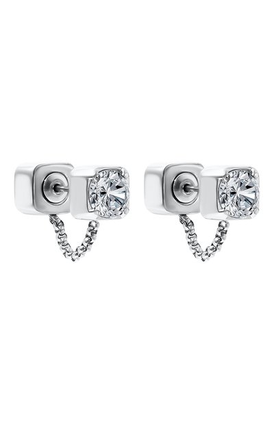 Серьги JIL SANDER серебряного цвета по цене 56250 руб., арт. J11VG0071 P6734, фото 3 Серьги JIL SANDER, арт. J11VG0071 P6734, фото 3