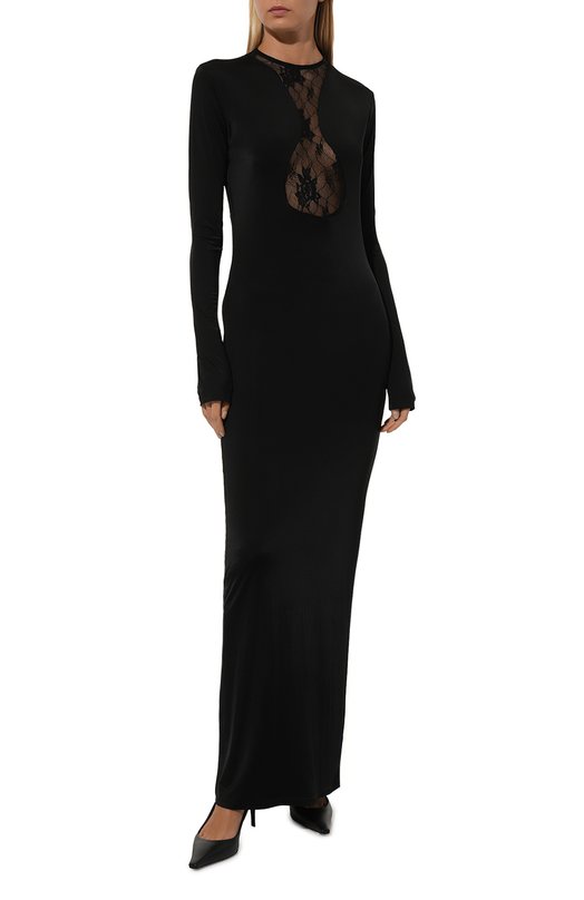 Платье из вискозы Nina Ricci 24AJR0009VI0526 Чёрный  24AJR0009VI0526 Фото 3