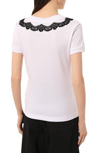 Хлопковая футболка DOLCE & GABBANA, арт. F8T00Z/G7H1Z, фото 4