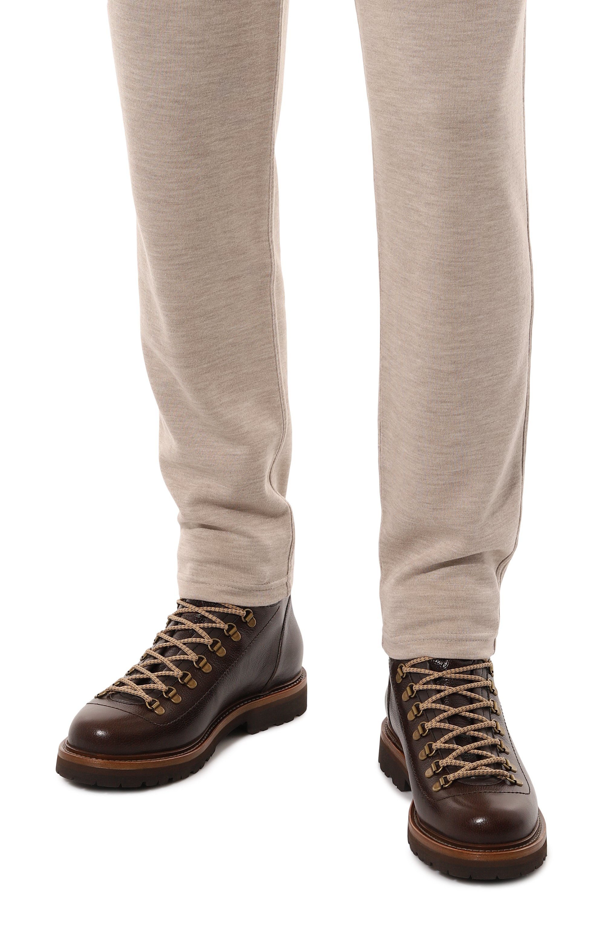 Кожаные хайкеры mountain BRUNELLO CUCINELLI, арт. MZUNBES890, фото 3