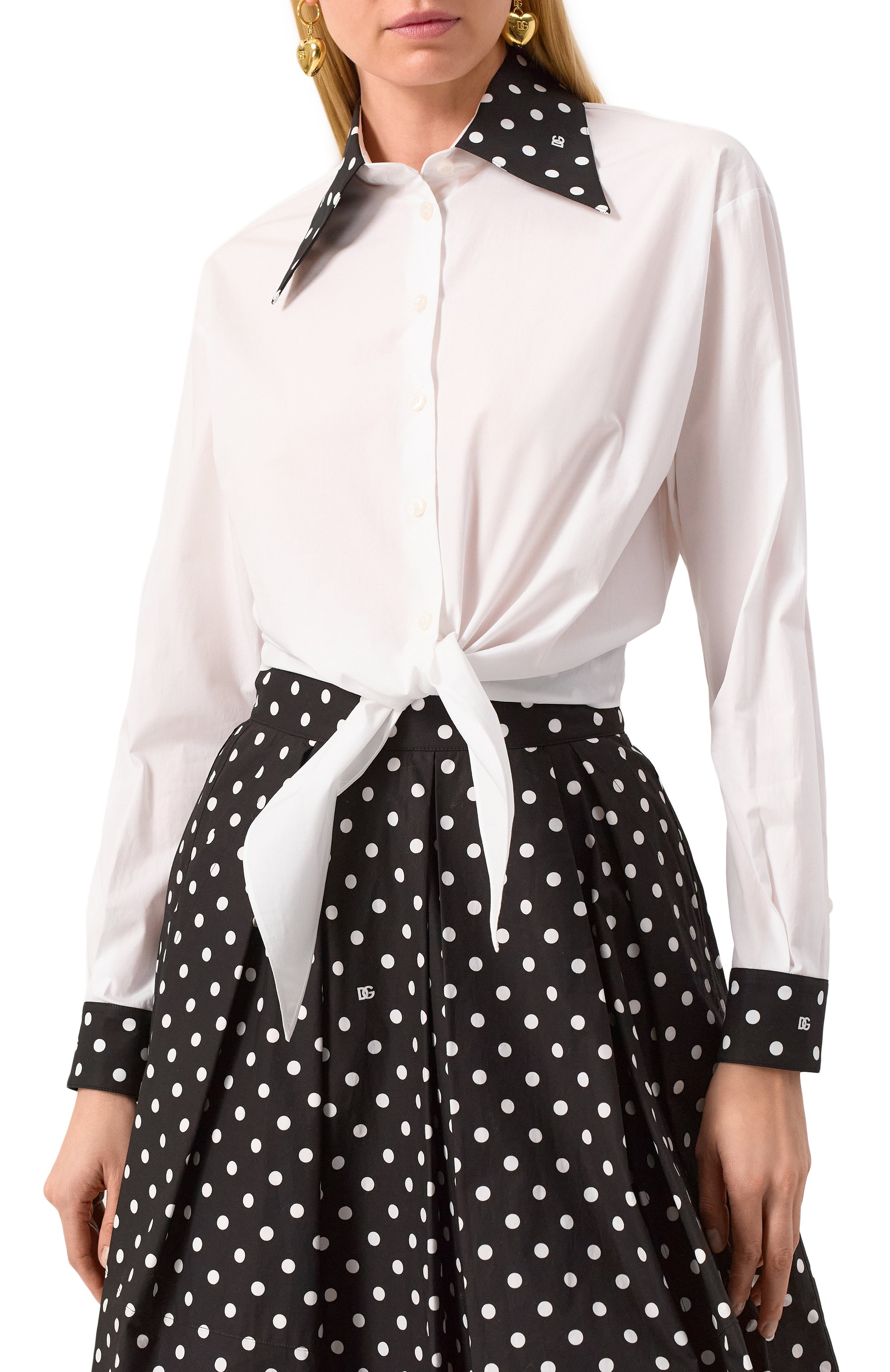 Хлопковая рубашка DOLCE & GABBANA, арт. F5P61T/GDCM0, фото 3