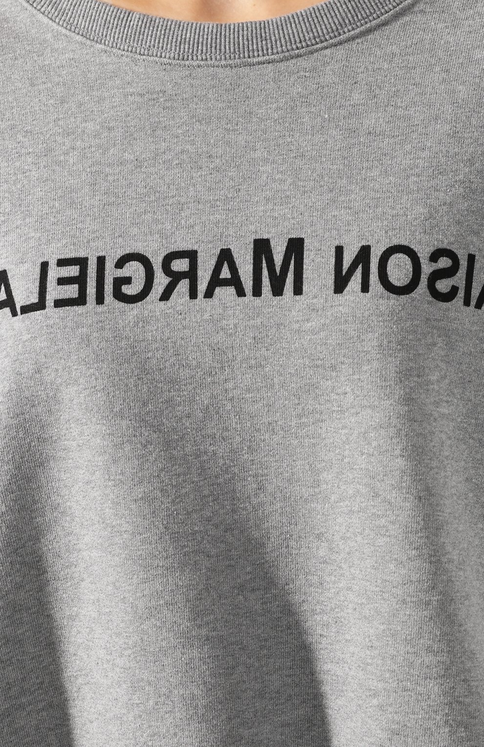 Хлопковый свитшот MM6 светло-серого цвета по цене 26100 руб., арт. S32GU0106/S25387, фото 5 Хлопковый свитшот MM6, арт. S32GU0106/S25387, фото 5