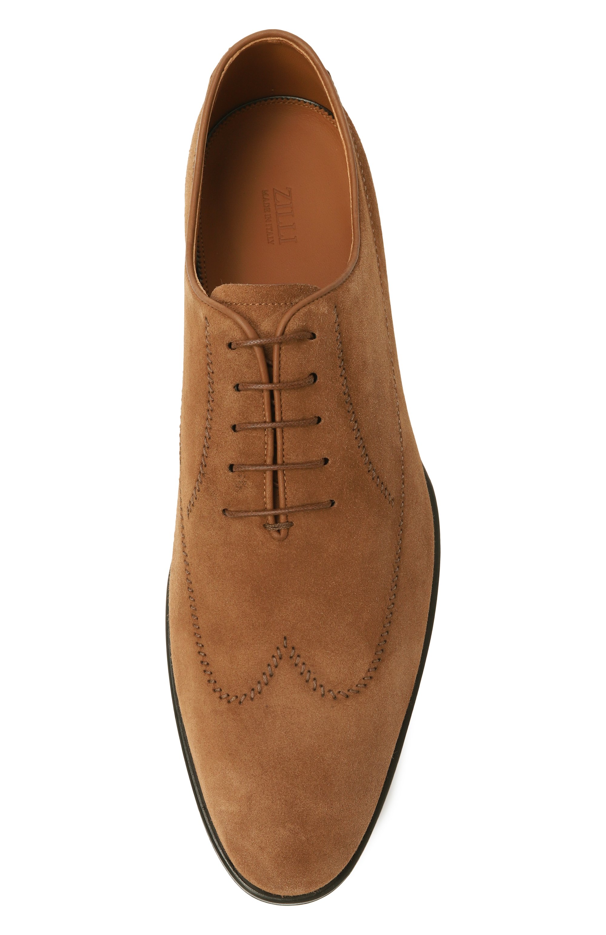 Замшевые оксфорды ZILLI, арт. H0124AM1107VLSW03, фото 6