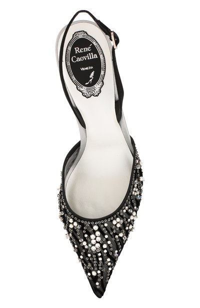 Текстильные туфли sanderella RENE CAOVILLA, арт. C10280-075-RV05V295, фото 5