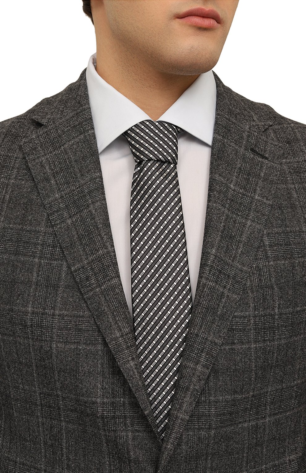 Шелковый галстук GIORGIO ARMANI, арт. 360054/4R937, фото 2