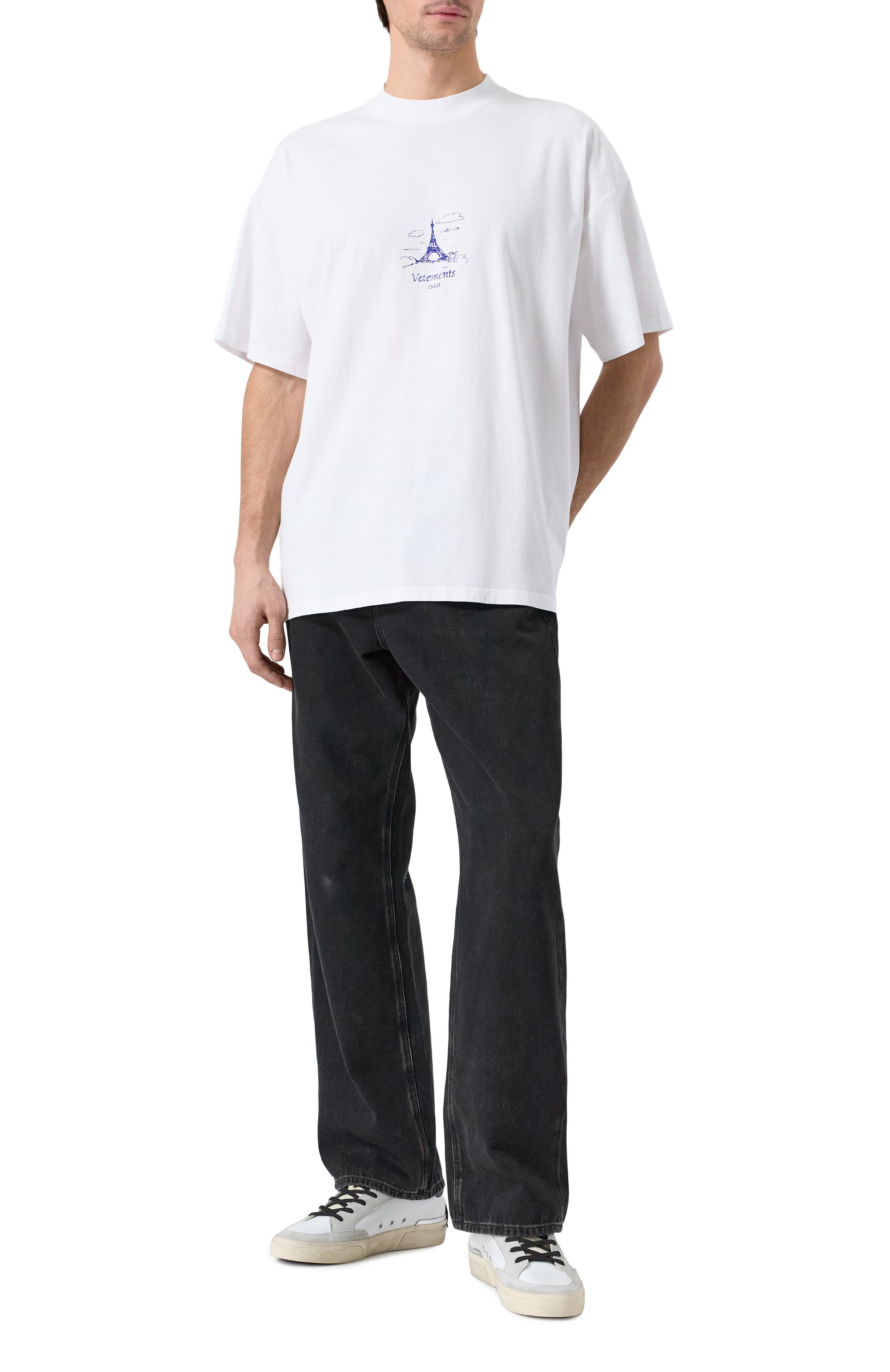 Хлопковая футболка VETEMENTS, арт. UA66TR705W, фото 6