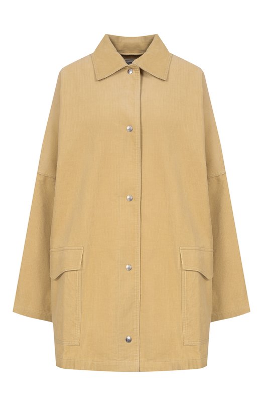 Вельветовая куртка-рубашка TOTEME 261-WR00269-FB0554 Бежевый 261-WR00269-FB0554