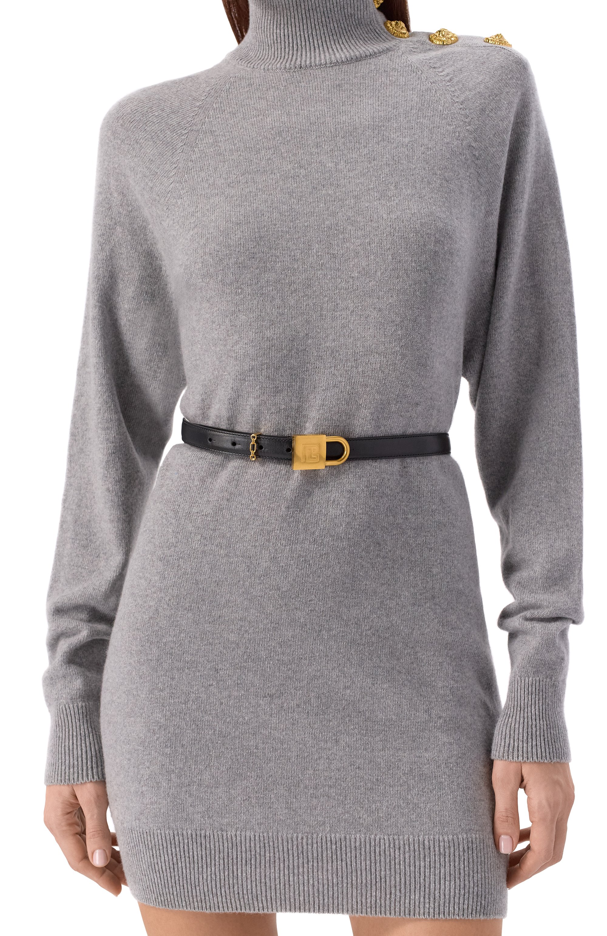 Кожаный ремень BALMAIN черного цвета по цене 69950 руб., арт. FN1WJ193/LSLX, фото 2 Кожаный ремень BALMAIN, арт. FN1WJ193/LSLX, фото 2