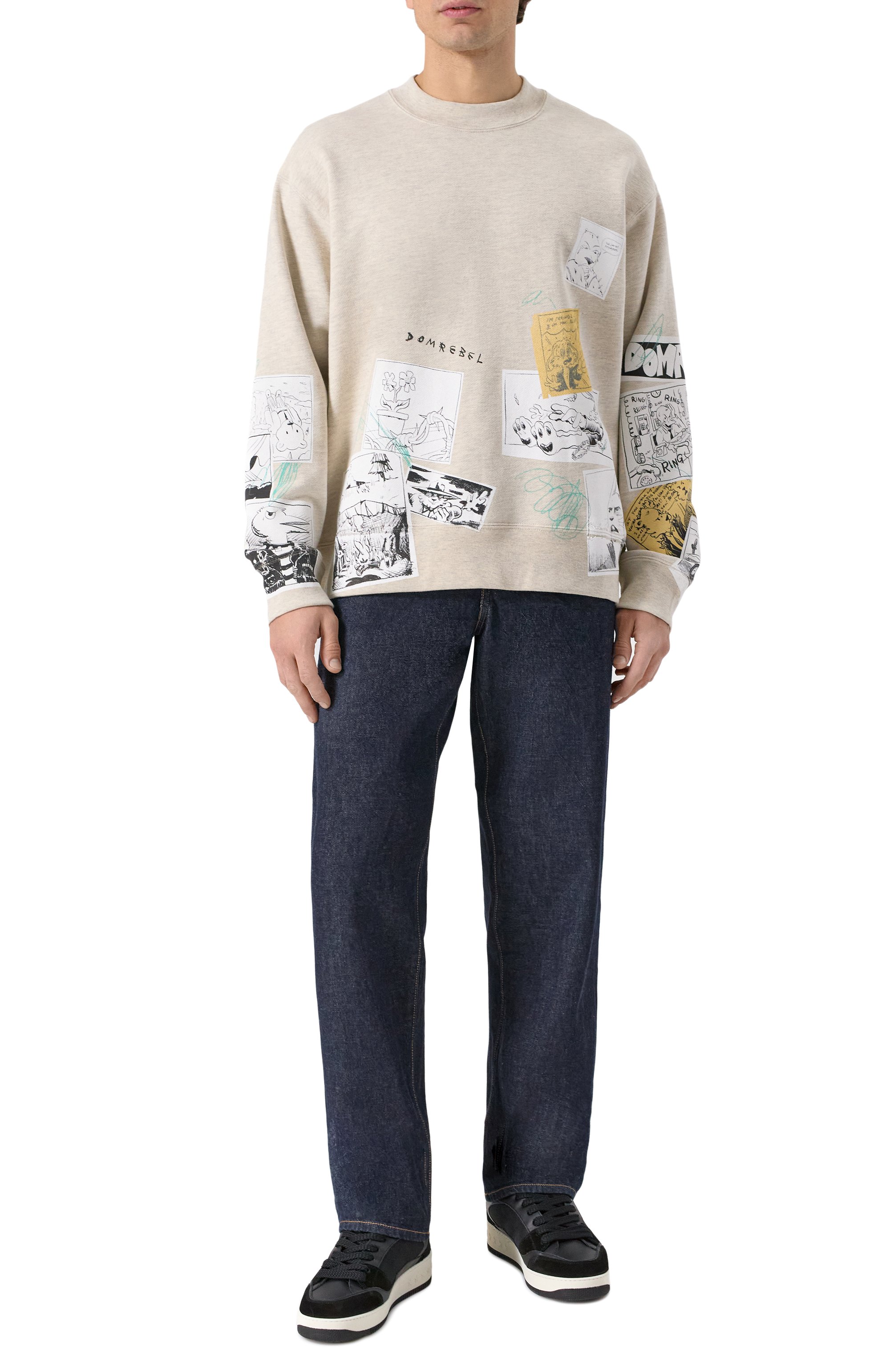 Хлопковый свитшот DOMREBEL, арт. FUNNIES/SWEATHIRT, фото 2