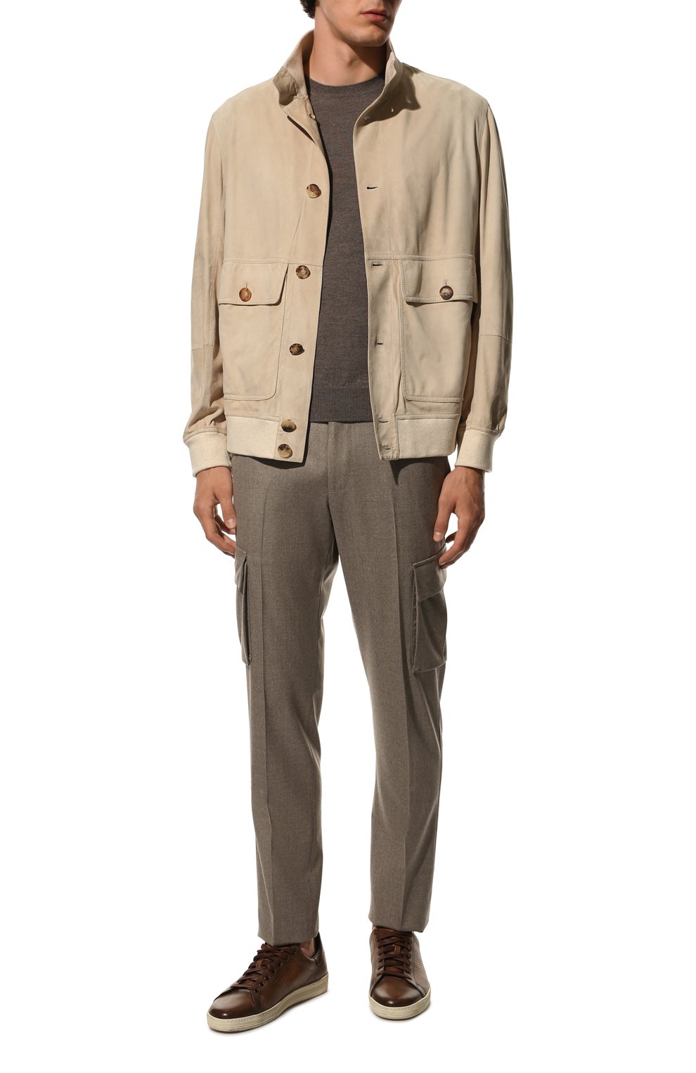 Шерстяные брюки-карго CORNELIANI, арт. 904L02-2818111/00, фото 2