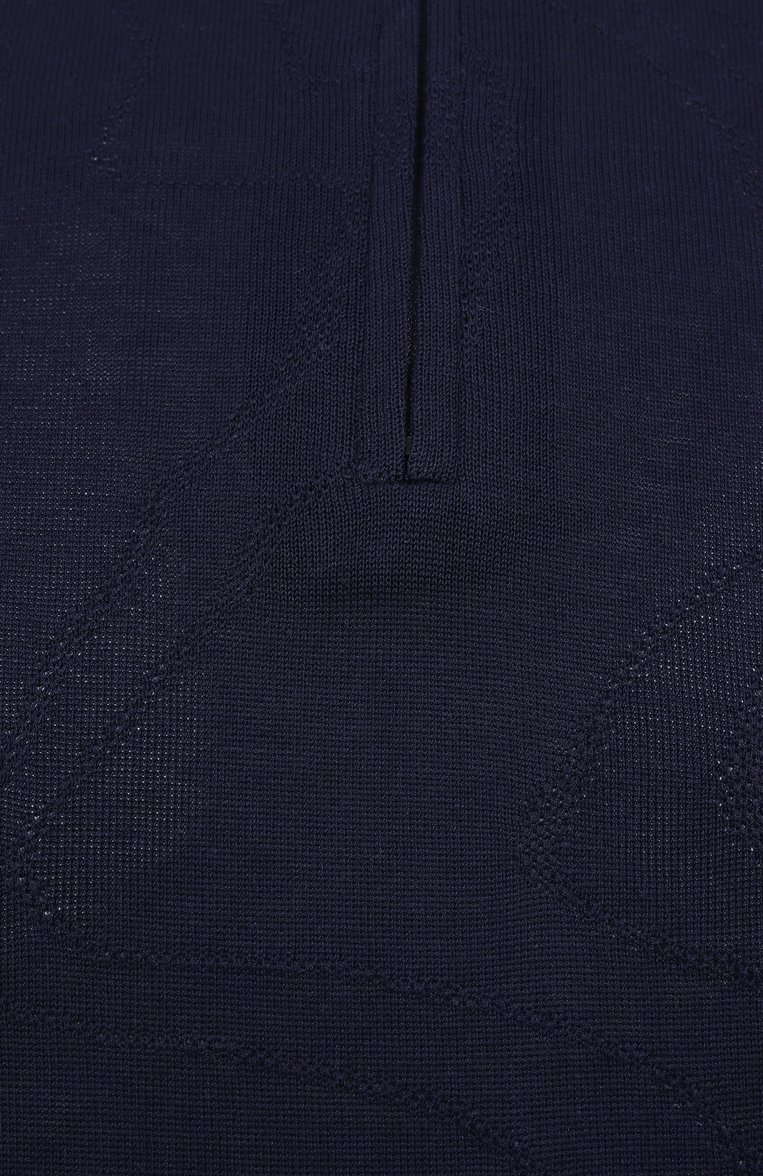 Мужское хлопковое поло CORNELIANI темно-синего цвета, арт. 25G520-2525009 | Фото 6 (Драгоценные камни: Проставлено; Рукава: Короткие; Длина (для топов): Стандартные; Материал сплава: Проставлено; Материал внешний: Хлопок; Кросс-КТ: Трикотаж; Застежка: Молния; Принт: Без принта; Стили: Кэжуэл)