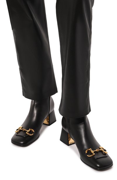 Кожаные ботильоны baby GUCCI, арт. 643888 BKO00, фото 3