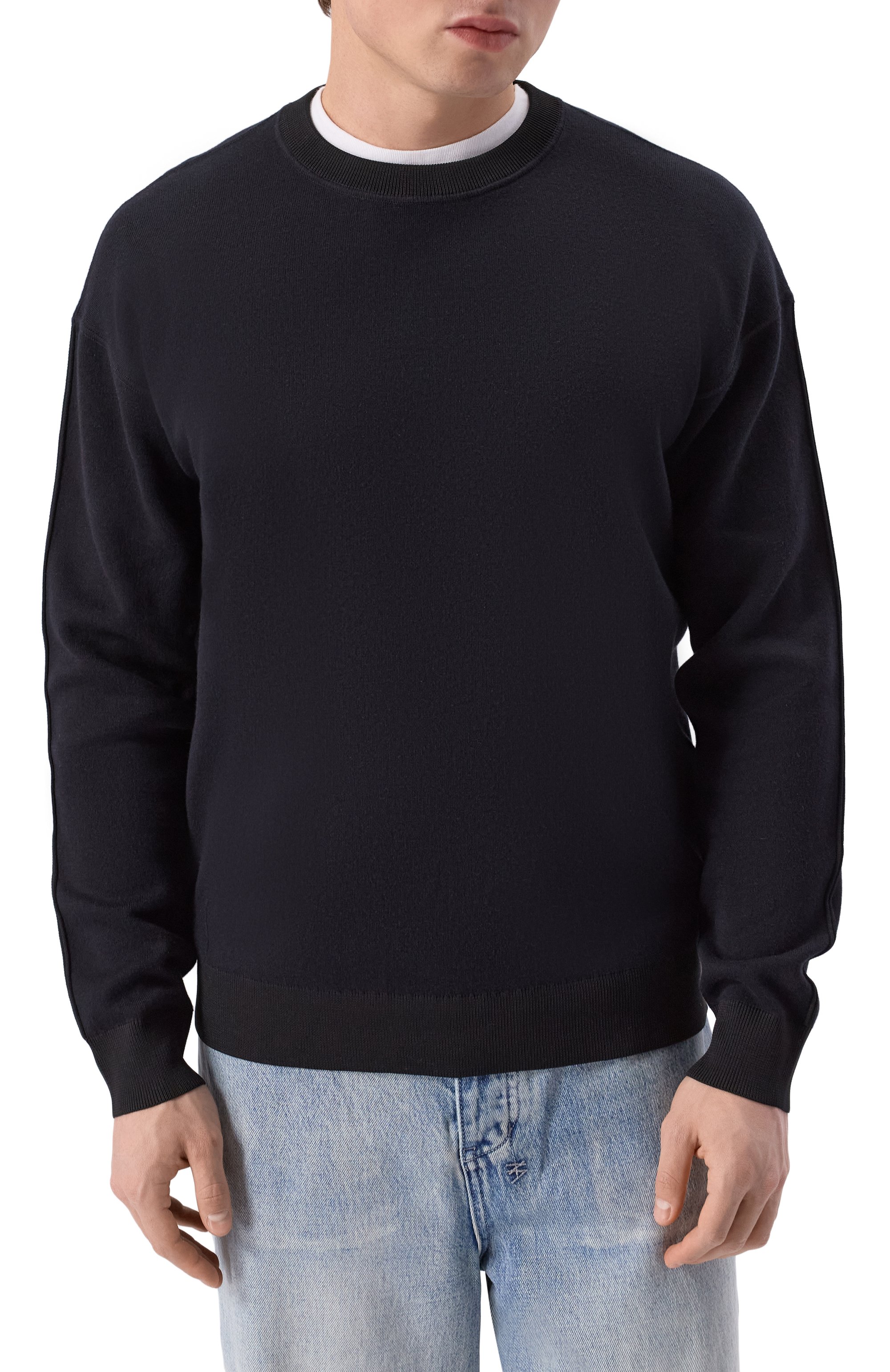 Джемпер из хлопка и шерсти BOSS, арт. 50519624, фото 3