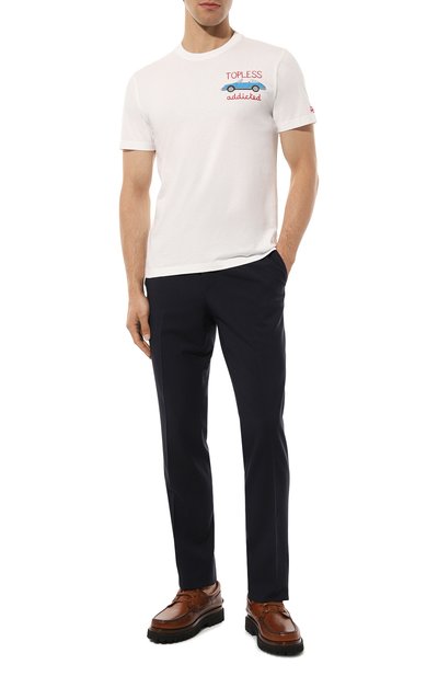 Мужская хлопковая футболка MC2 SAINT BARTH, арт. STBM/TSHIRT MAN/06346D