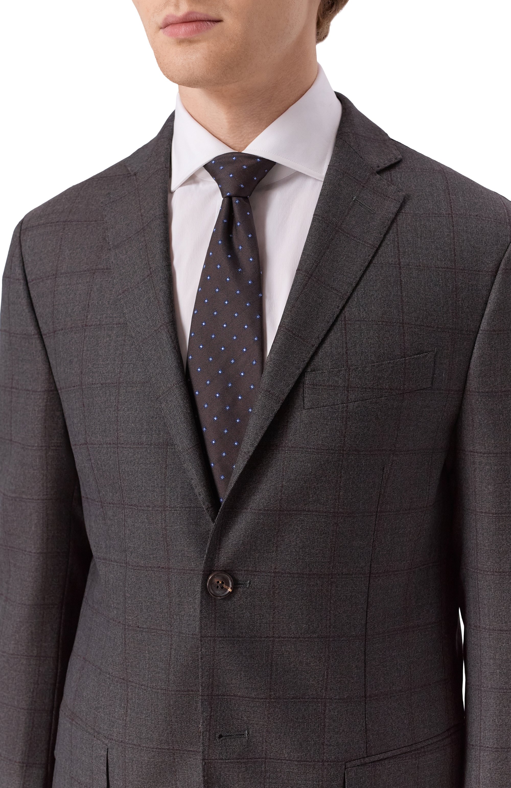 Шерстяной костюм CORNELIANI темно-коричневого цвета по цене 207000 руб., арт. 266005-2617215_SET, фото 6 Шерстяной костюм CORNELIANI, арт. 266005-2617215_SET, фото 6