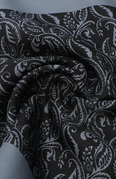 Шелковый платок ZEGNA серого цвета по цене 10650 руб., арт. Z8J04/39A, фото 2 Шелковый платок ZEGNA, арт. Z8J04/39A, фото 2