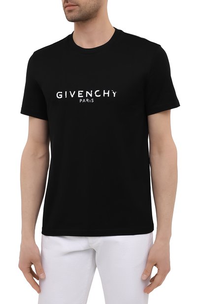 Хлопковая футболка GIVENCHY, арт. BM70K93002, фото 3
