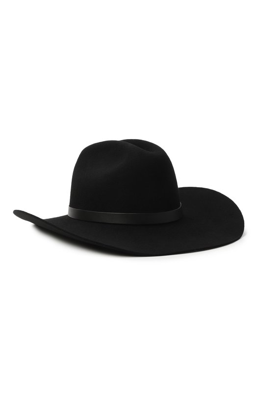 Шерстяная шляпа Dsquared2 HAW0102/30701427 Чёрный  HAW0102/30701427 Фото 2