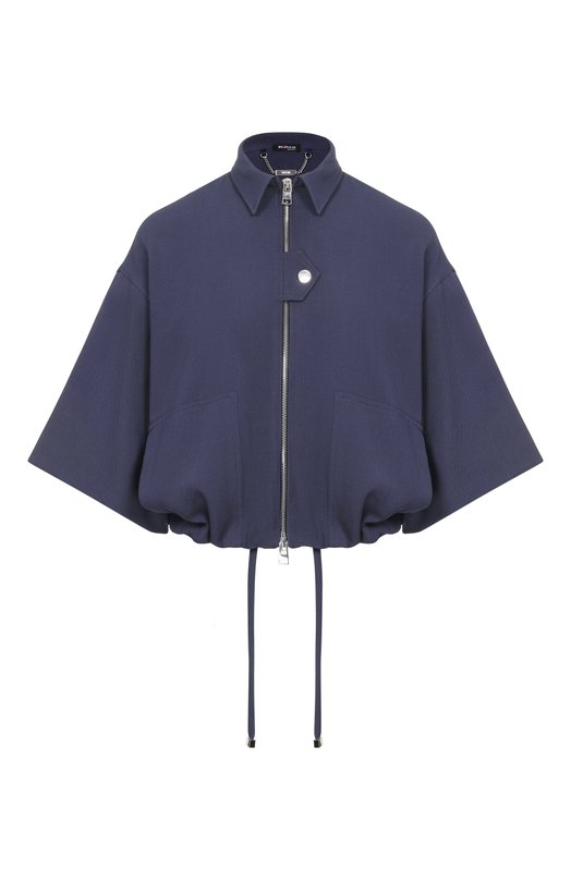 Куртка из шерсти и шелка Kiton D61507K0910G02 Синий D61507K0910G02