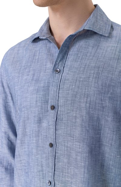 Рубашка изо льна и хлопка ZIMMERLI, арт. 23202, фото 5