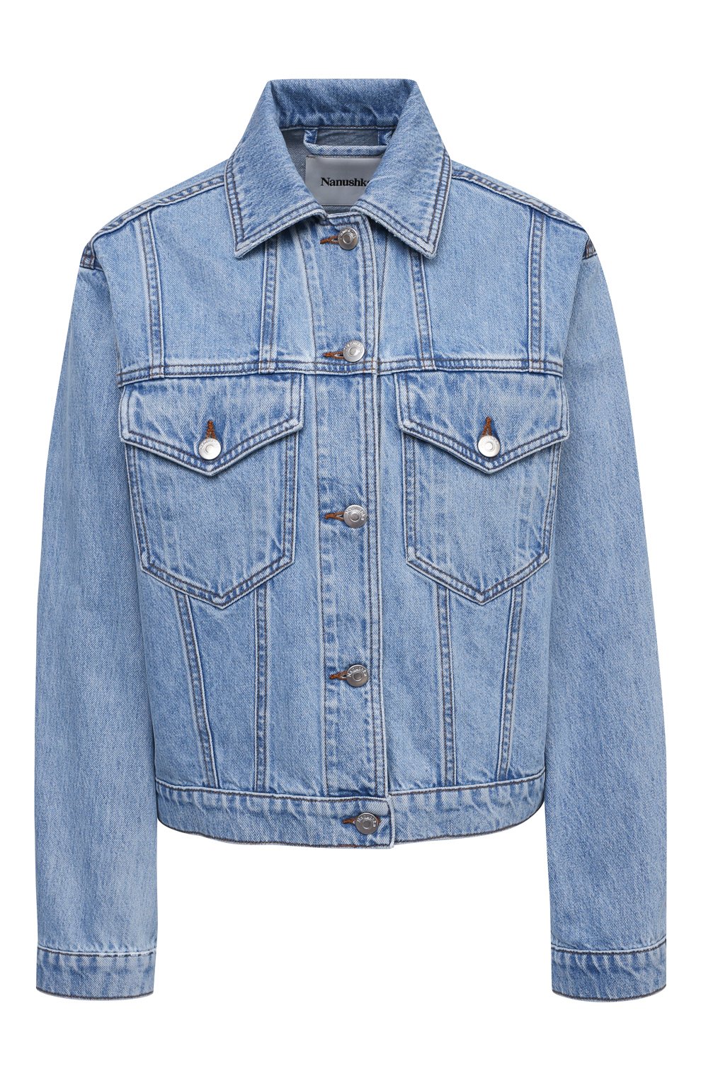 Куртка NANUSHKA, арт. MAREN_LIGHT BLUE_RIGID DENIM, фото 1
