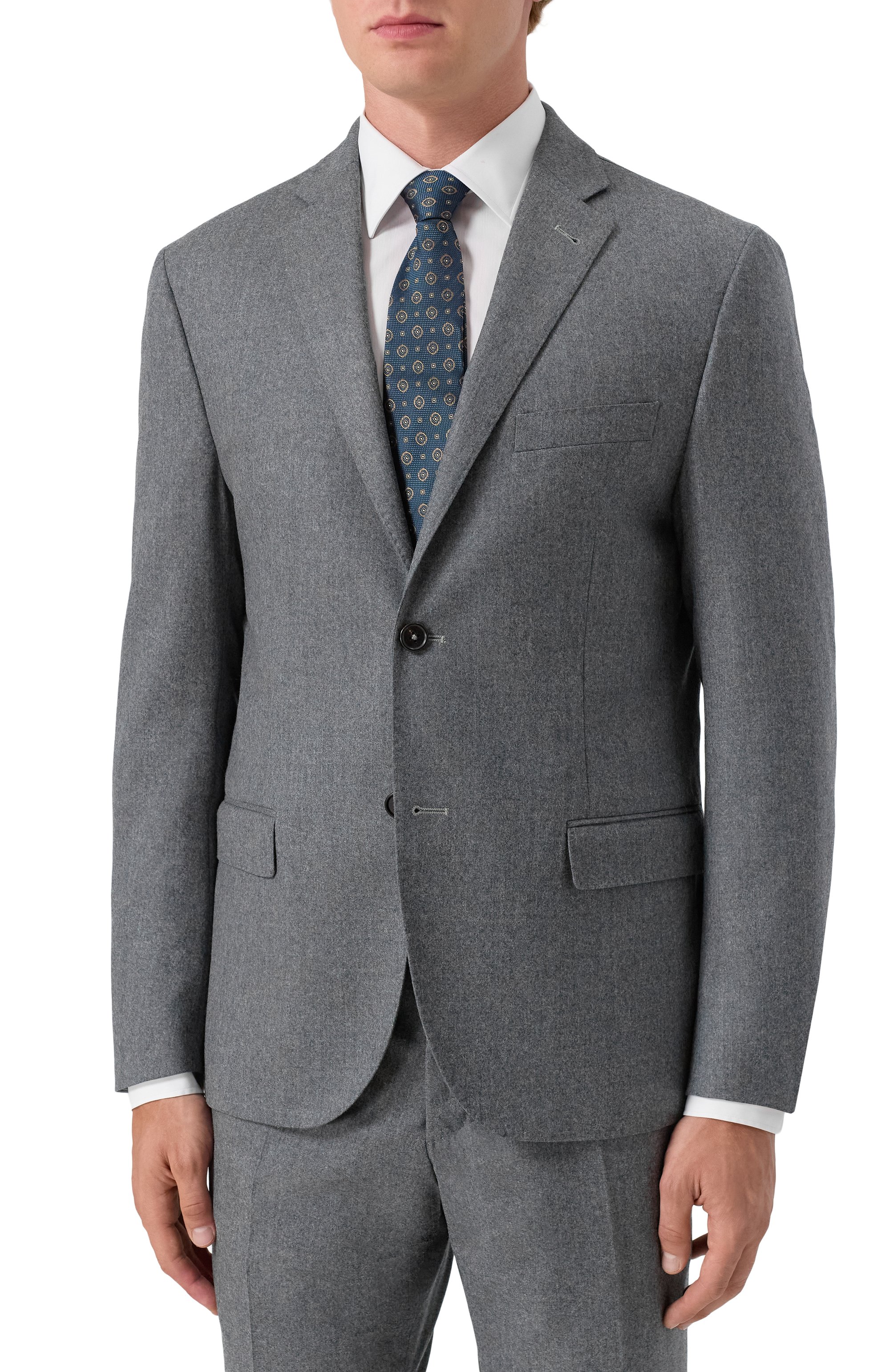 Шерстяной костюм CORNELIANI серого цвета по цене 168500 руб., арт. 266005-2618111_SET, фото 2 Шерстяной костюм CORNELIANI, арт. 266005-2618111_SET, фото 2