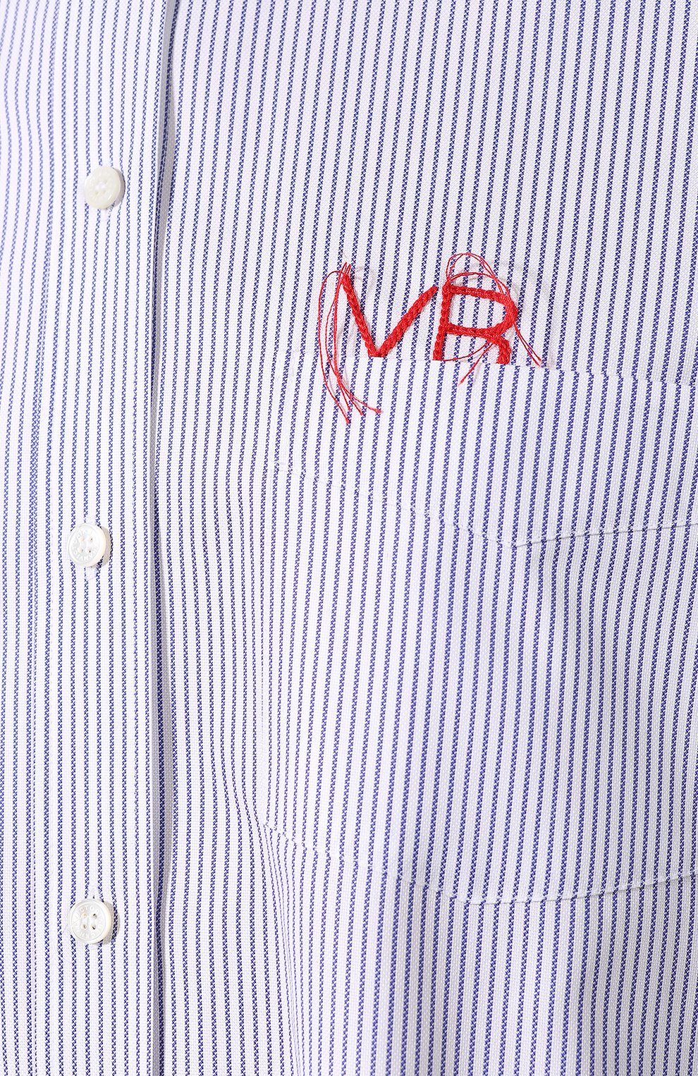 Хлопковая рубашка VICTORIA BECKHAM, арт. SH 0VR 1734B PSS19 0XF0RD STRIPE, фото 5