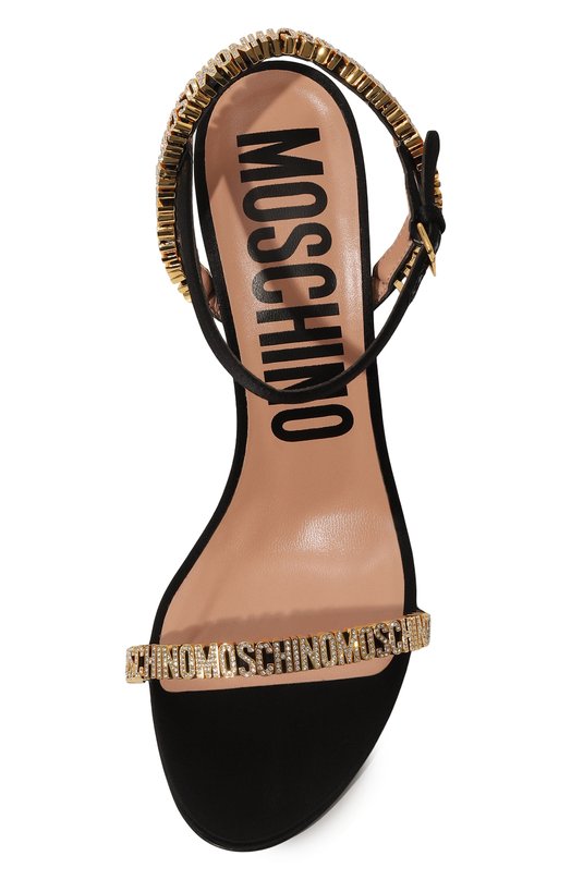 фото Текстильные босоножки moschino