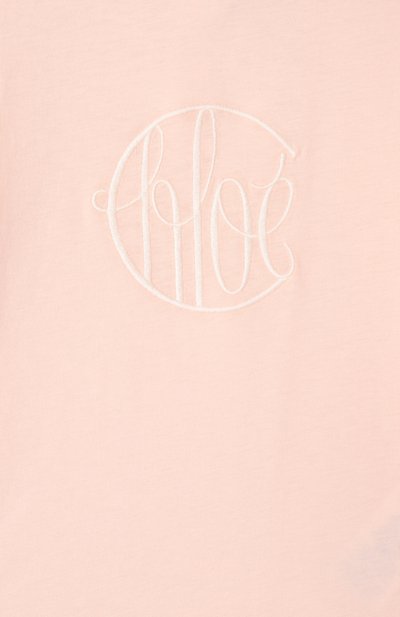Хлопковая футболка CHLOÉ, арт. C20525, фото 3