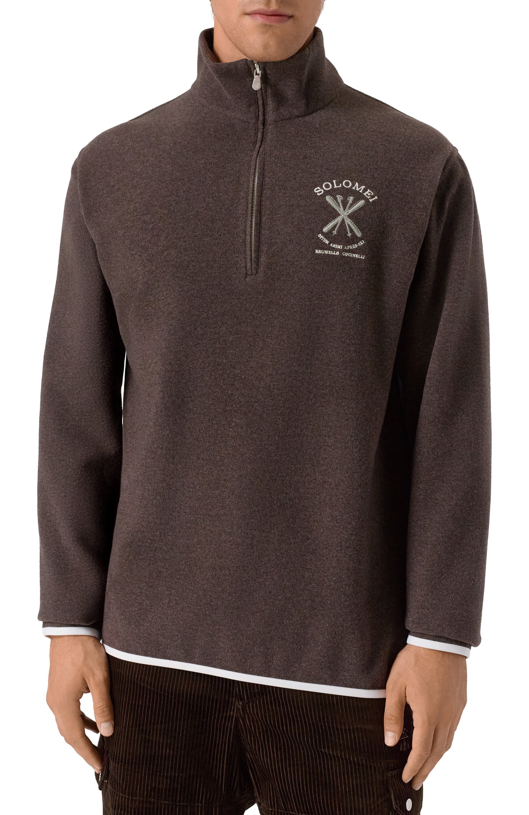 Анорак �из кашемира и хлопка BRUNELLO CUCINELLI, арт. MM840KT60, фото 3