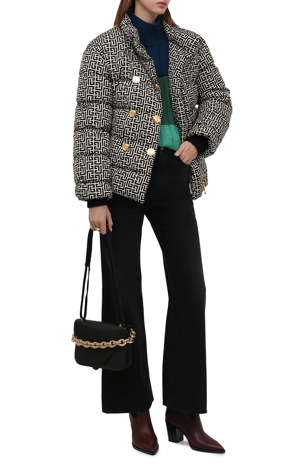 Пуховик balmain x rossignol BALMAIN, арт. WF2TQ005/I710, фото 2