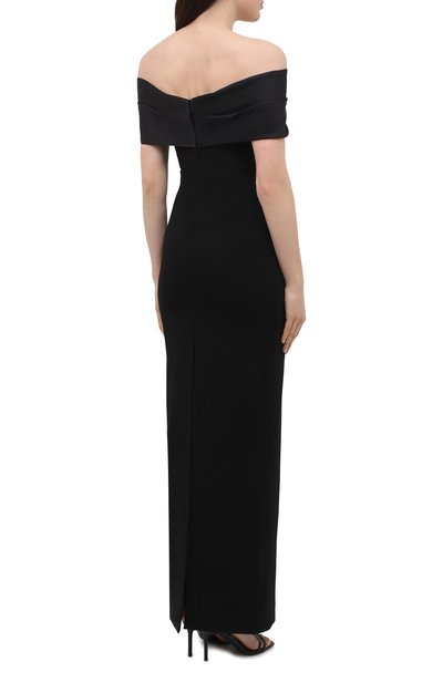 Платье SOLACE LONDON черного цвета по цене 44100 руб., арт. 0S29053, фото 4 Платье SOLACE LONDON, арт. 0S29053, фото 4
