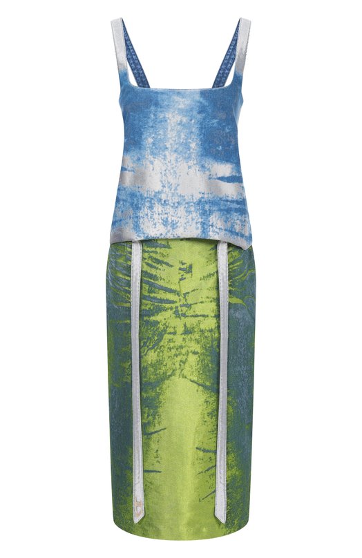 Хлопковое платье Diesel A22519/0EFDK Разноцветный A22519/0EFDK