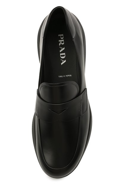Кожаные пенни-лоферы PRADA, арт. 4D3446-B4L-F0002, фото 5