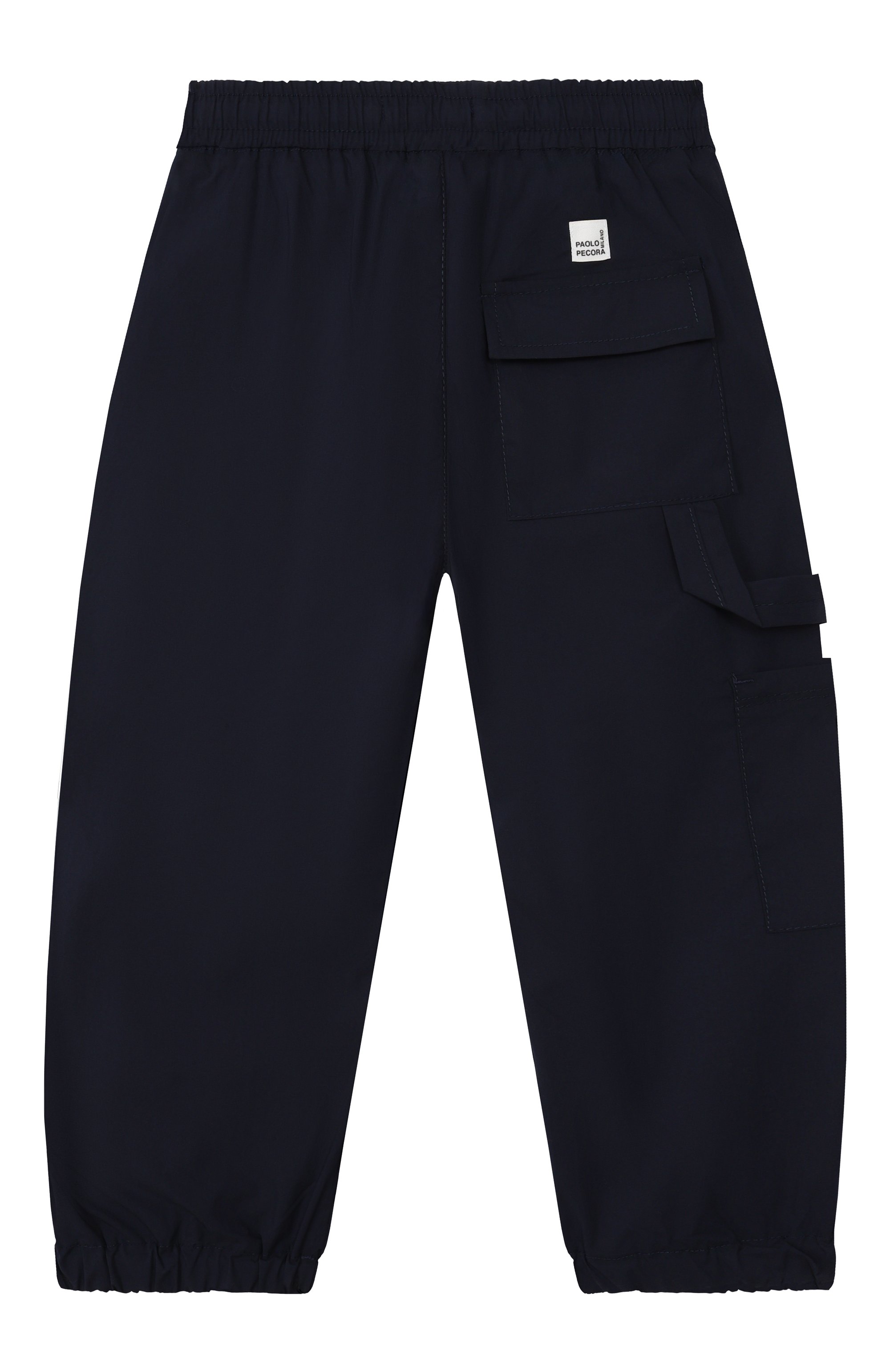 Джоггеры PAOLO PECORA MILANO темно-синего цвета по цене 16850 руб., арт. PP4318, фото 2 Джоггеры PAOLO PECORA MILANO, арт. PP4318, фото 2