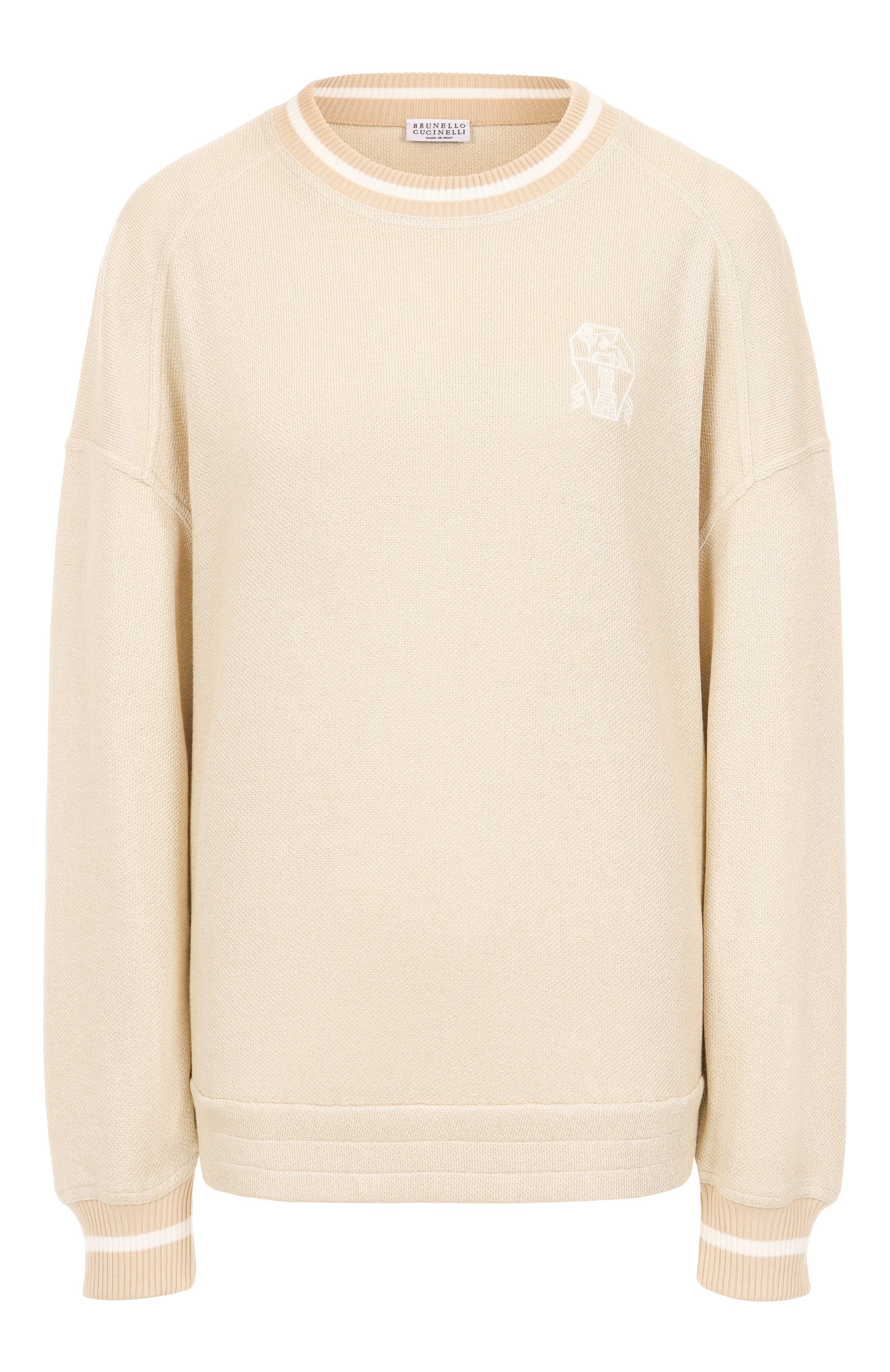 Свитшот из вискозы �и хлопка BRUNELLO CUCINELLI, арт. MP930SN900, фото 1