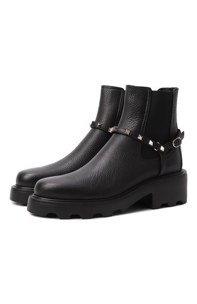 Женские кожаные челси rockstud VALENTINO, арт. 7W2S0KU2/RWA