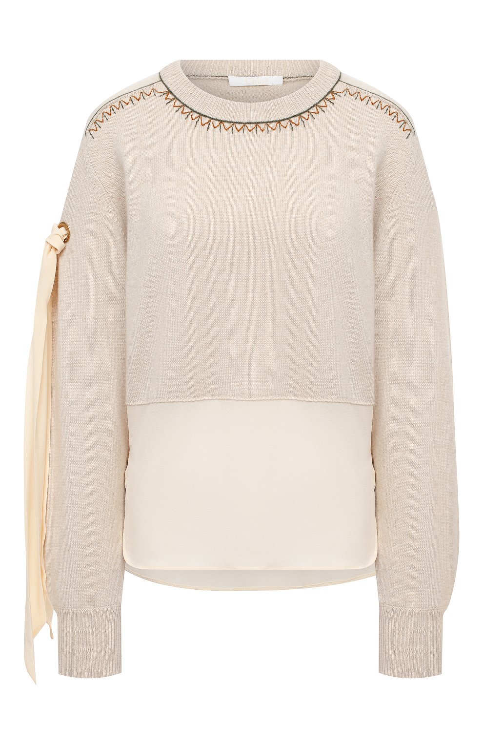 Кашемировый свитер CHLOÉ, арт. CHC20WMP21500, фото 1