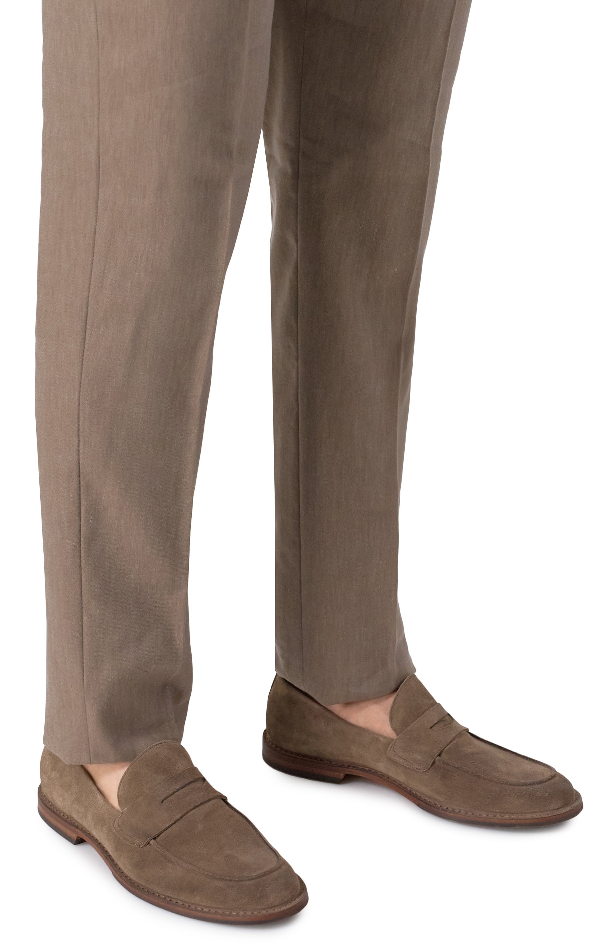 Замшевые пенни-лоферы PANTANETTI, арт. 18505A, фото 3