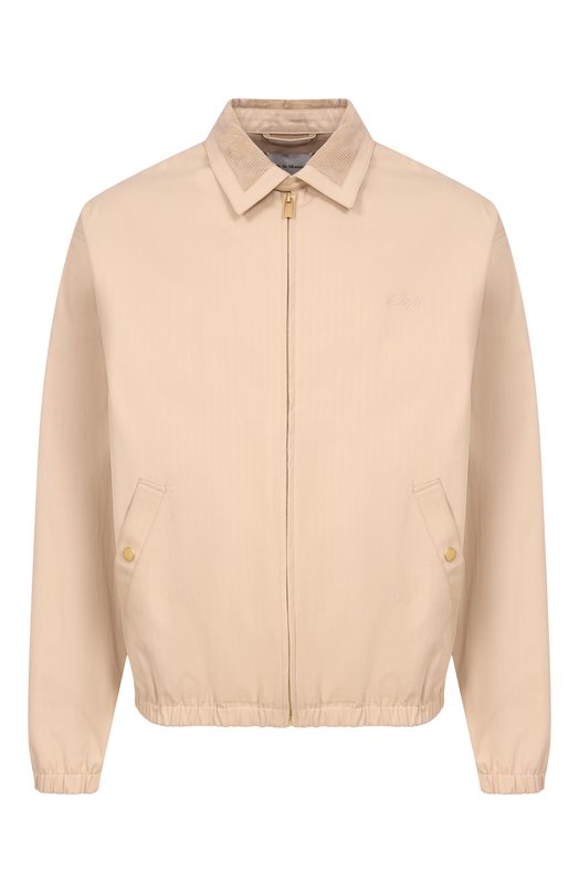 Хлопковый бомбер Drole De Monsieur PERM-JT180-C0206-BG Бежевый PERM-JT180-C0206-BG