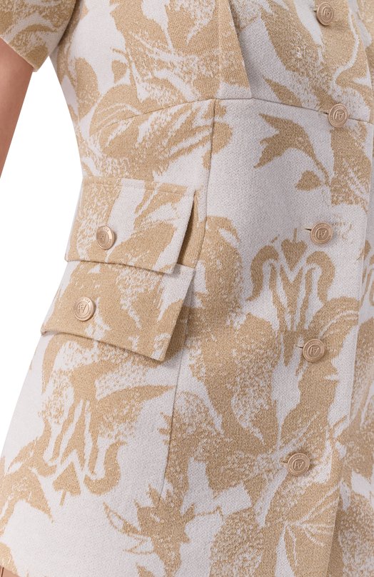 Жакет из вискозы Freeage S26.JK153.7009.100 Бежевый  S26.JK153.7009.100 Фото 5