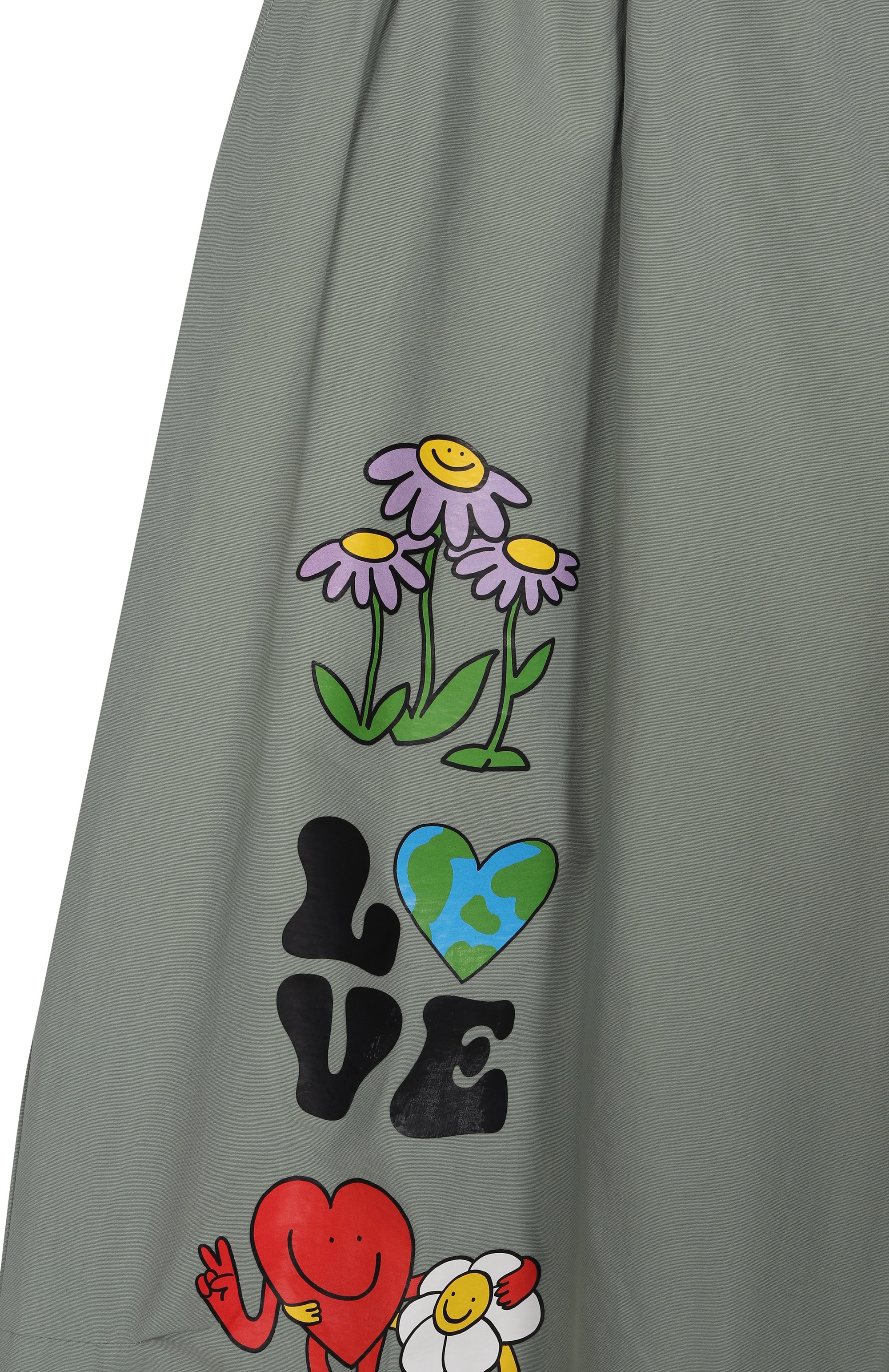 Джоггеры STELLA MCCARTNEY хаки цвета по цене 20700 руб., арт. TX6A60, фото 3 Джоггеры STELLA MCCARTNEY, арт. TX6A60, фото 3