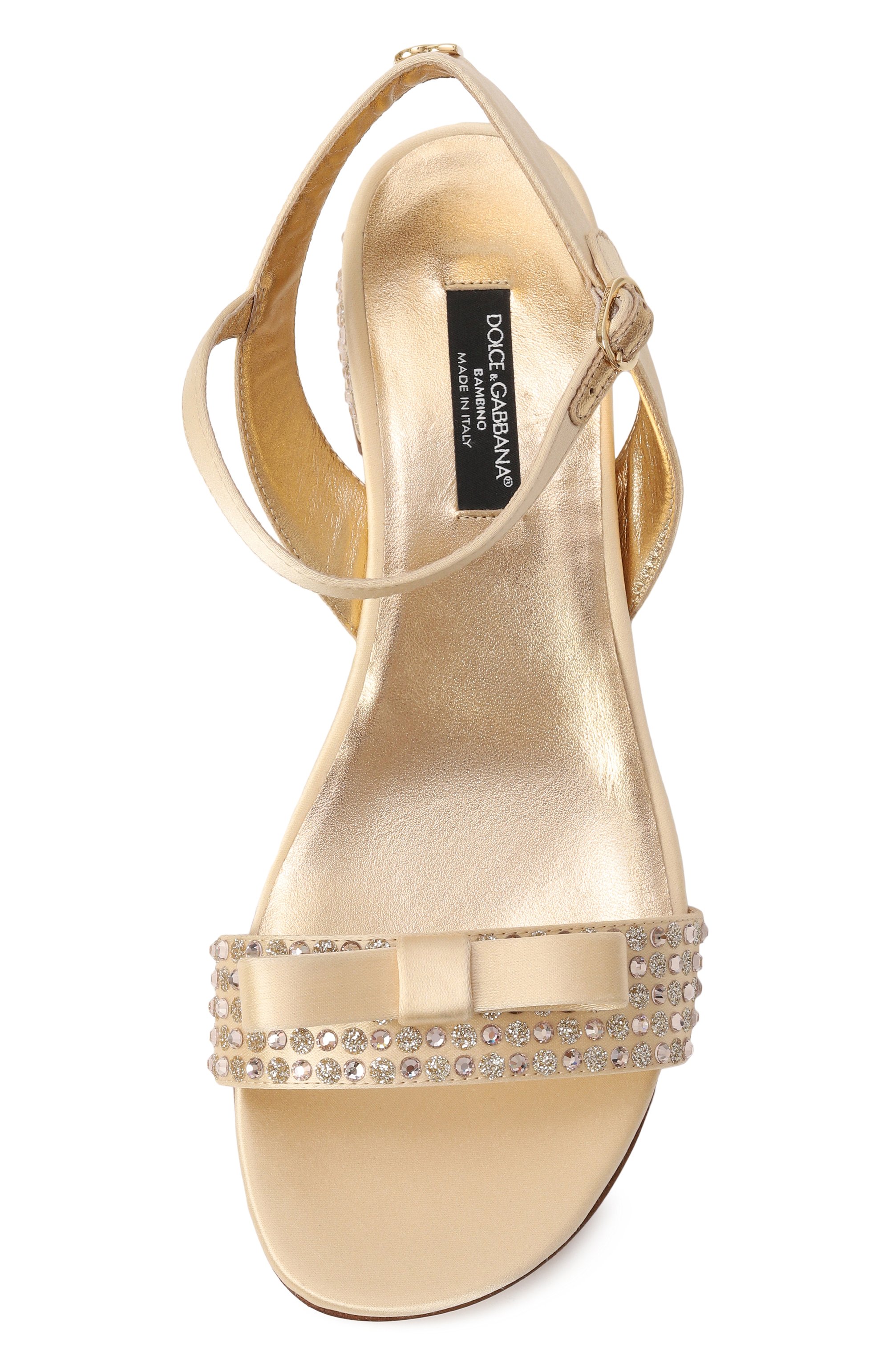 Текстильные босоножки DOLCE & GABBANA, арт. D11305/A4772/29-36, фото 4