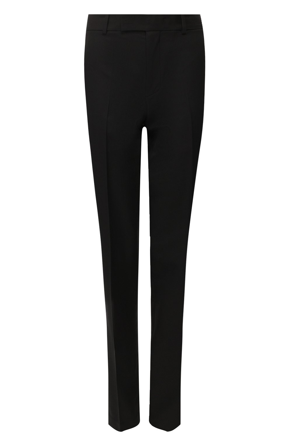 Брюки со стрелками HELMUT LANG черного цвета по цене 56700 руб., арт. J01HW204, фото 1 Брюки со стрелками HELMUT LANG, арт. J01HW204, фото 1
