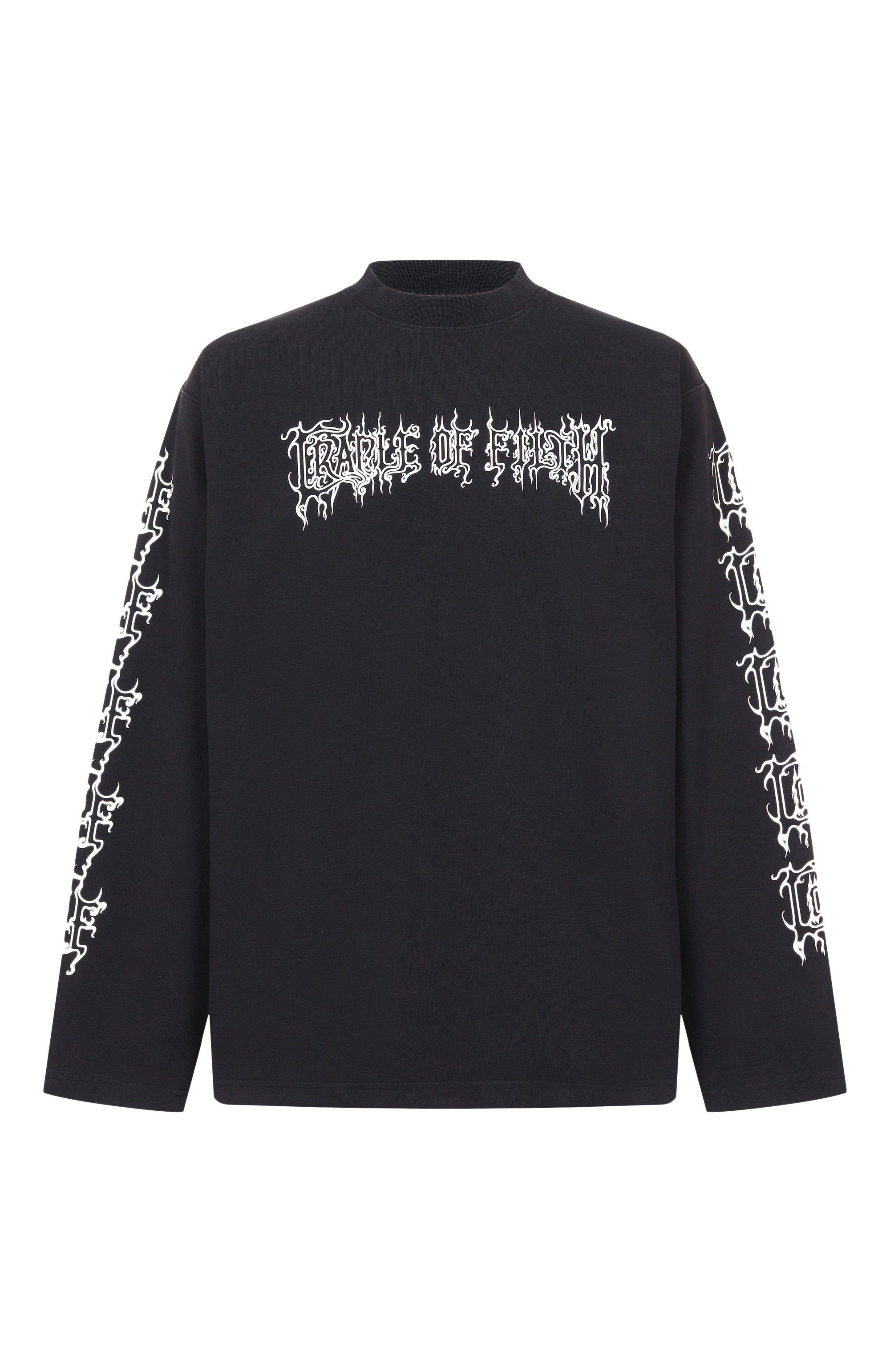 Хлопковый лонгслив vetements x cradle of filth VETEMENTS, арт. UCF76LS100B, фото 1